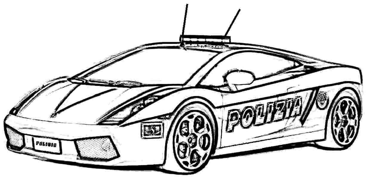 1233x600 Police Coloring Pages