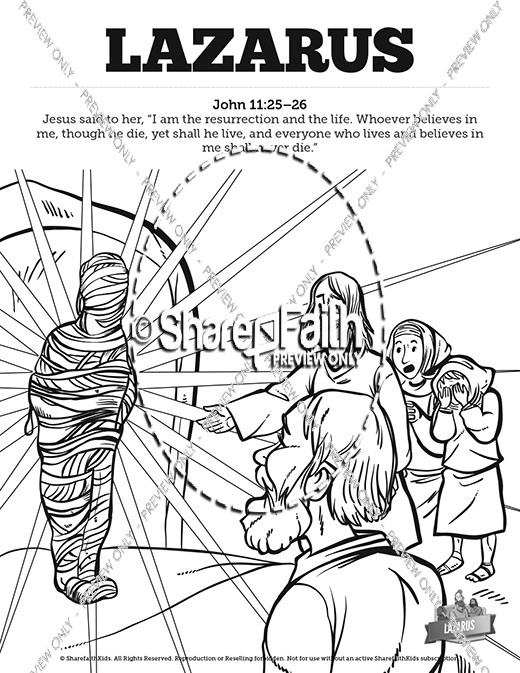 520x673 John 11 Lazarus Sunday School Coloring Pages Sunday School