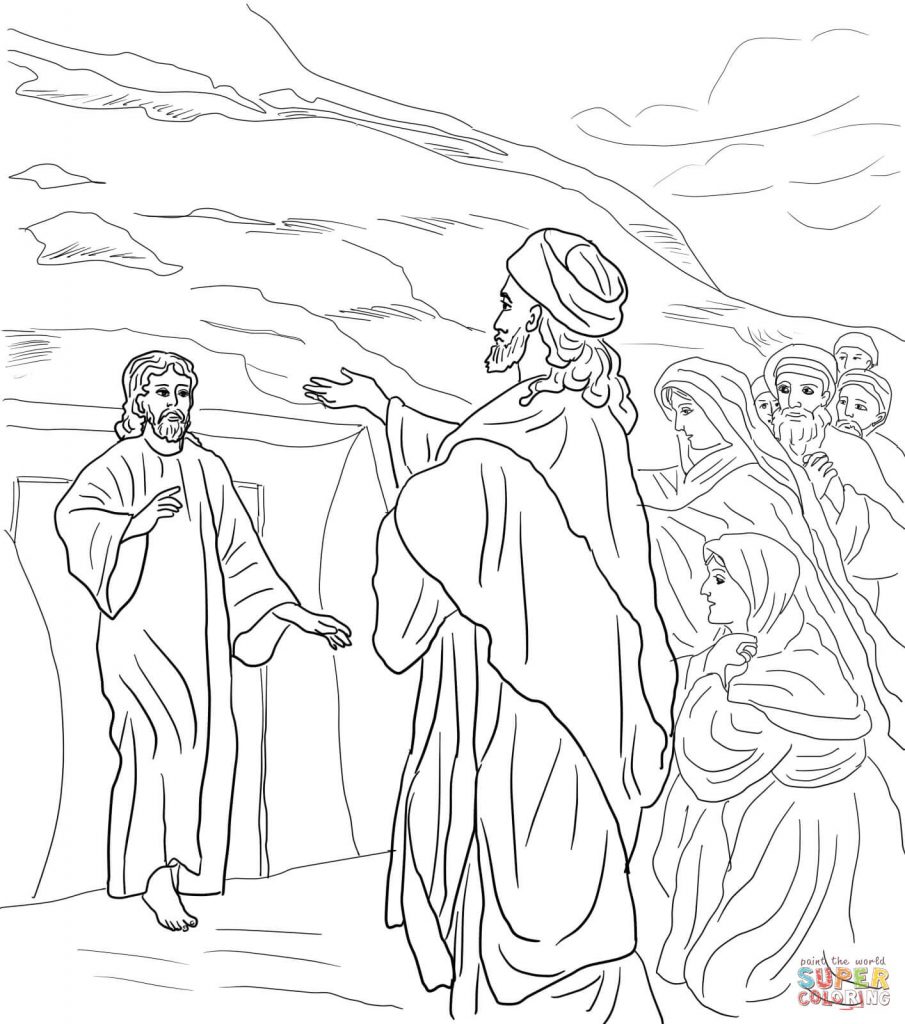 Lazarus Coloring Page at GetColorings.com | Free printable colorings ...