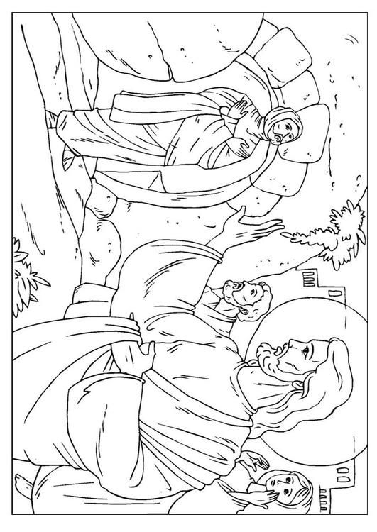 531x750 Coloring Page Lazarus