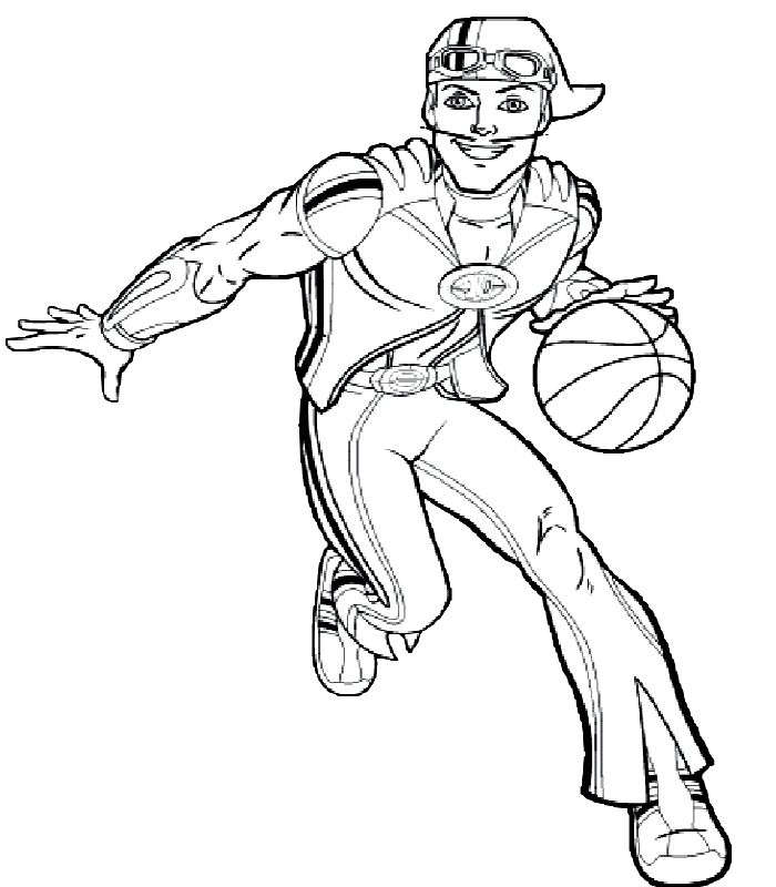 Lazy Town Coloring Pages