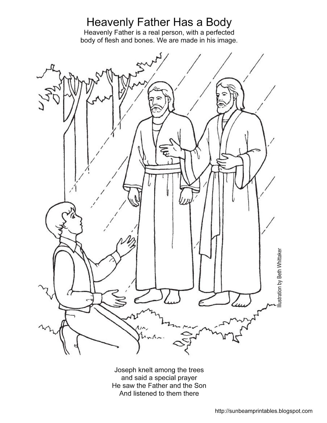 1236x1600 Advice Lds Coloring Pages I Have A Body Growth Sunbeam Primary