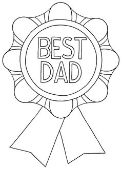 236x330 Father's Day Card Burst Coloring Page Worksheets, Free And Father