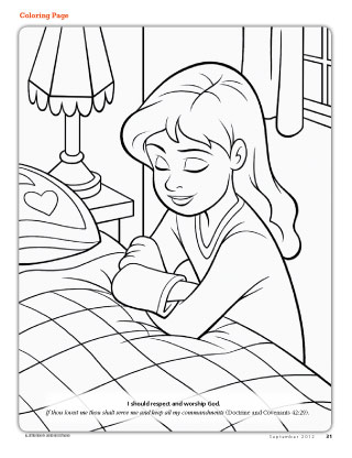 Lds Coloring Pages 320x416 Lds Coloring Pages