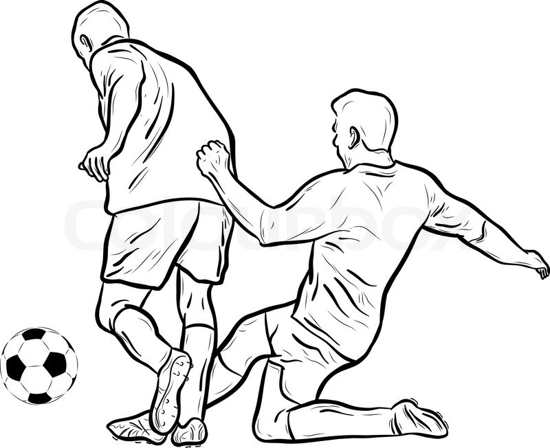 800x652 Football Game Drawing