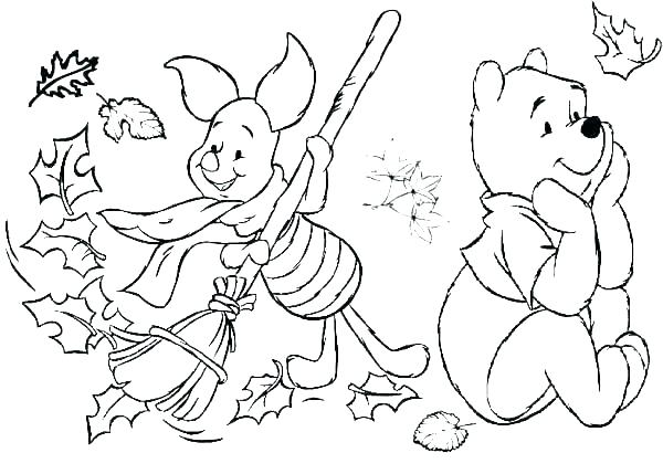 600x429 Coloring Pages For Preschool Free Fall Coloring Pages Leaf
