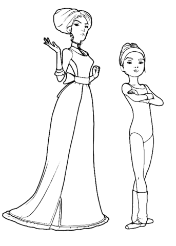 Regine And Camille Le Haut From Leap! Coloring Page Leap 343x480 Regine And Camille Le Haut From Leap! Coloring Page Leap