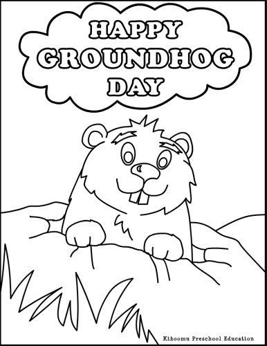 Happy Groundhog Day Coloring Page For Kids Groundhog Day 386x500 Happy Groundhog Day Coloring Page For Kids Groundhog Day
