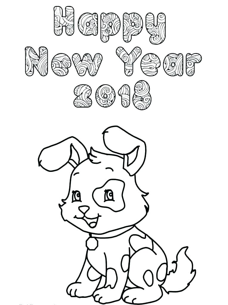 765x1024 New Year Coloring Page New Year Coloring New Year Coloring Pages