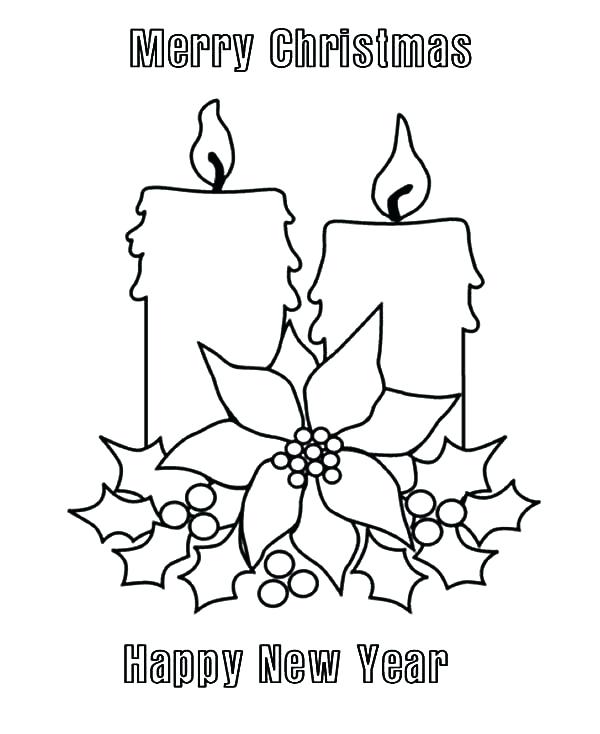 600x734 Happy New Year Coloring Pages
