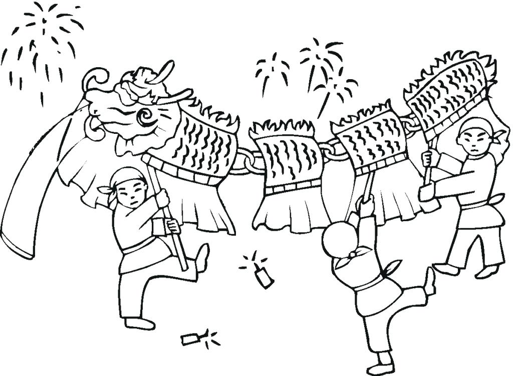 1024x750 New Year Coloring Page