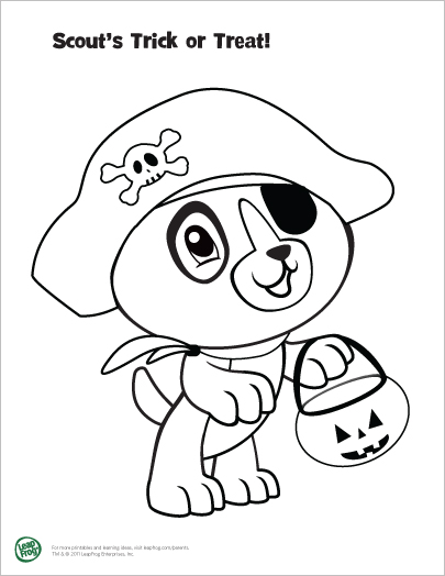 Halloween Printable Leapfrog Scout's Trick Or Treat Healthy 405x524 Halloween Printable Leapfrog Scout's Trick Or Treat Healthy