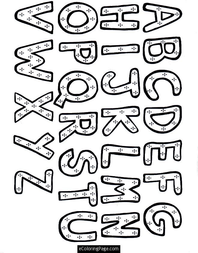 660x846 Alphabet Coloring Page For Kids Printable.gif Learning