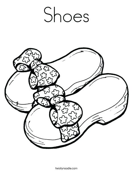 468x605 Shoes Coloring Page Coloring Bookline Coloring Pages Shoe J