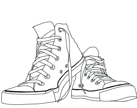 564x446 Shoes Coloring Page Shoes Coloring Page Lebron James Shoes