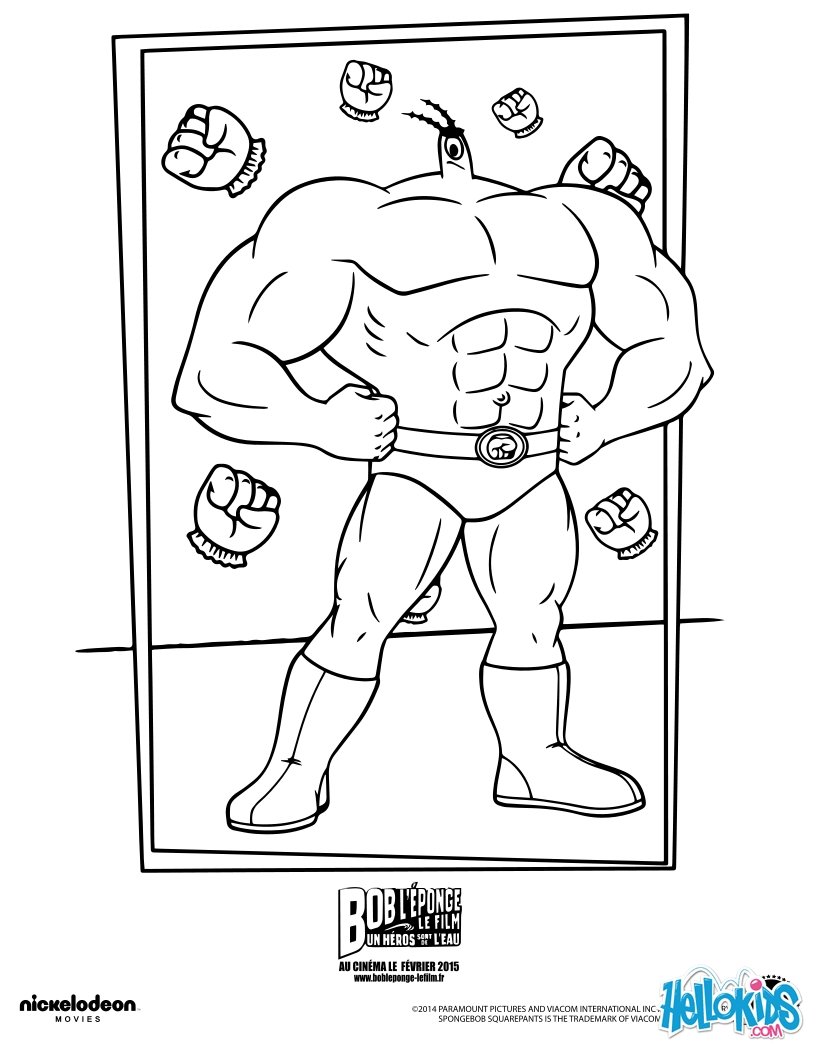 Plankton Coloring Pages 820x1060 Plankton Coloring Pages