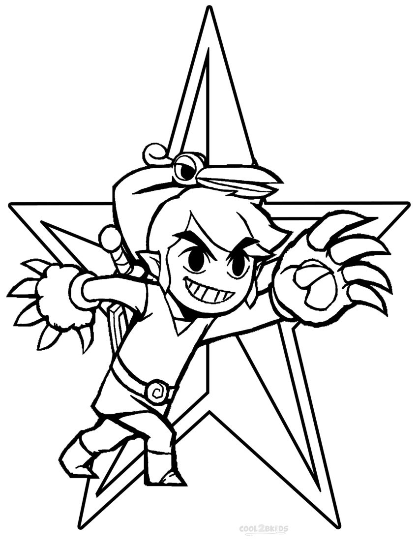 850x1112 Printable Zelda Coloring Pages For Kids Cool2bkids