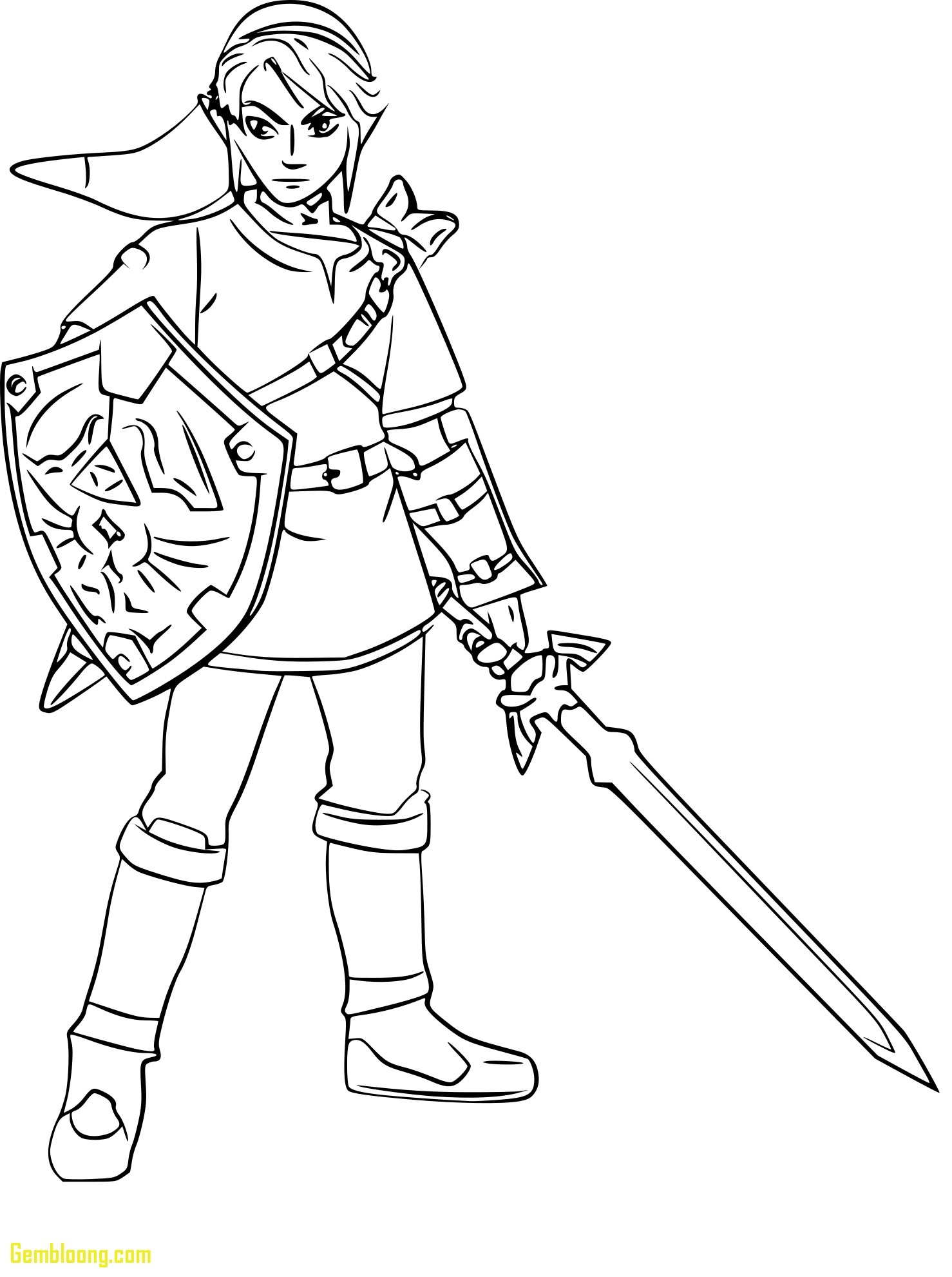 1478x1981 Link Coloring Pages Free Of Legend Zelda