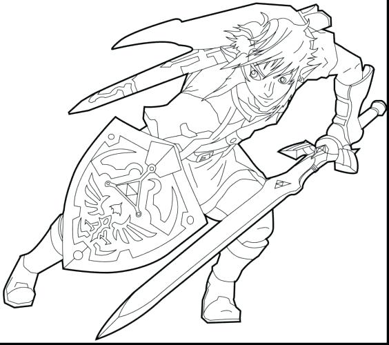 564x500 Legend Of Zelda Coloring Pages Icontent