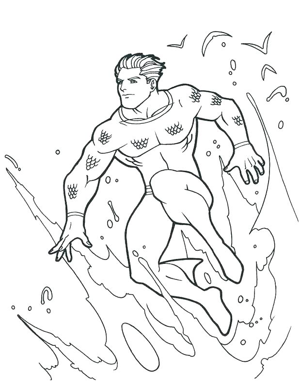 Aquaman Coloring Pages 619x800 Aquaman Coloring Pages
