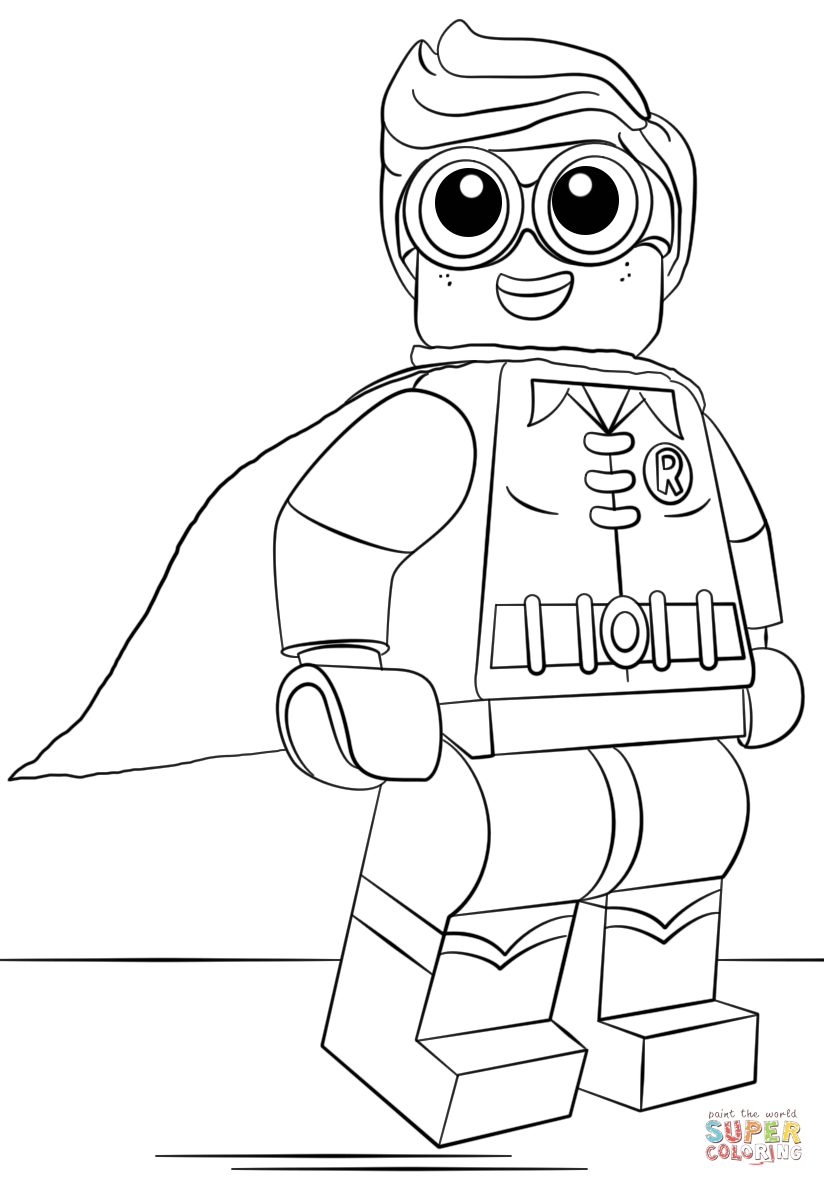 Lego Robin Coloring Page From The Lego Batman Movie Category 824x1186 Lego Robin Coloring Page From The Lego Batman Movie Category