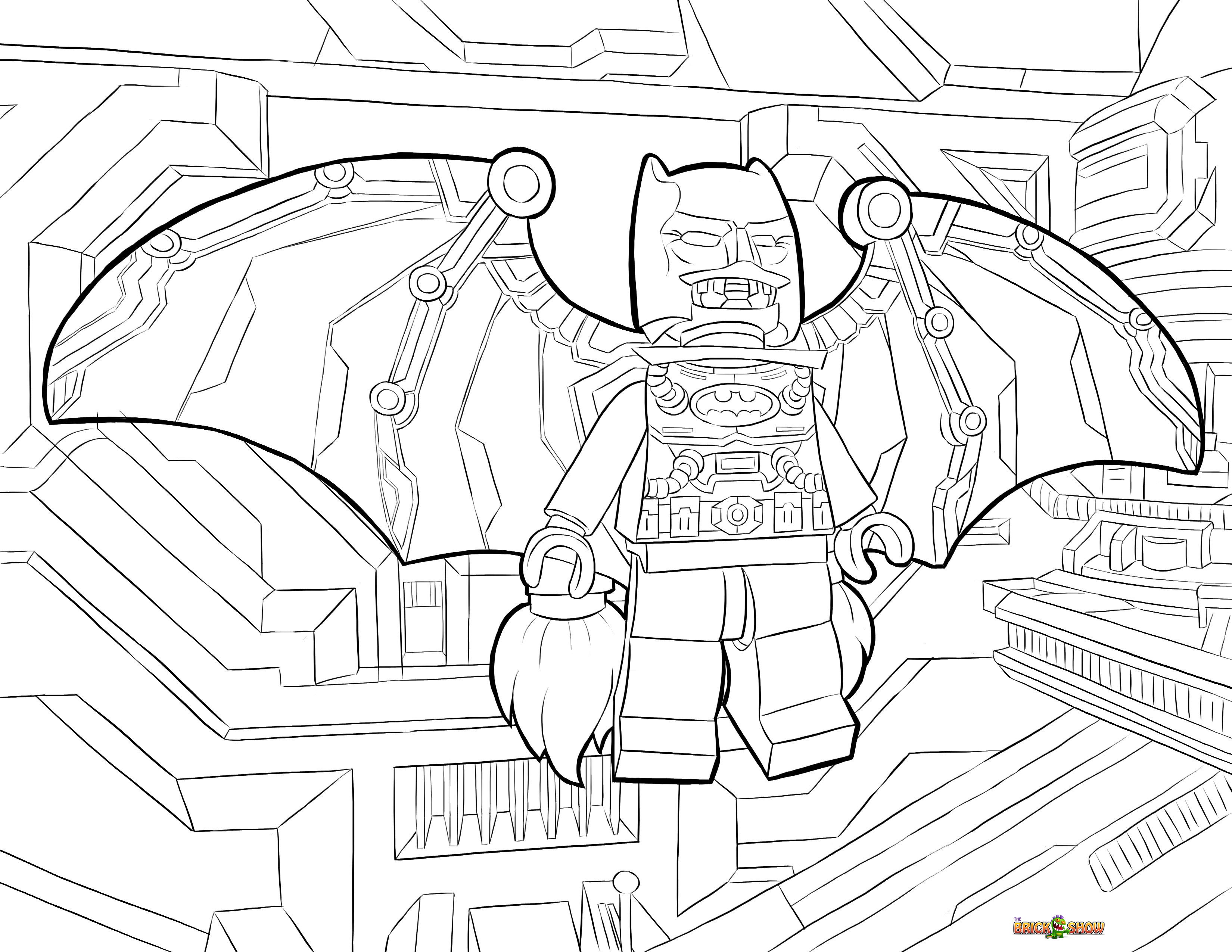 3300x2550 Lego Batman 3, Space Suit Coloring Page, Printable Sheet
