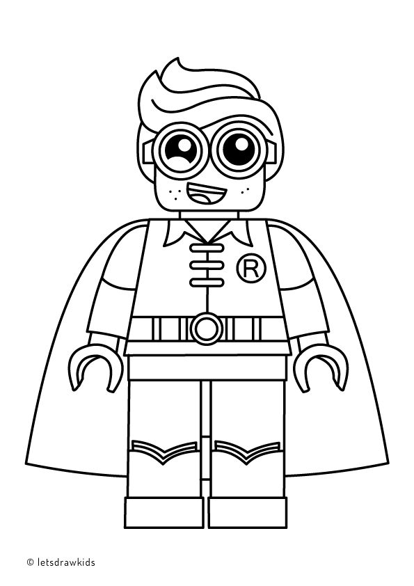 595x842 Batman Lego Coloring Pages