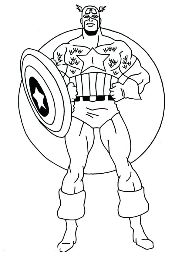 600x840 Coloring Captain America Captain Coloring Pages To Print Coloring