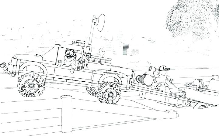 720x448 Activities With Light Repair Truck Coloring Pages Lego City