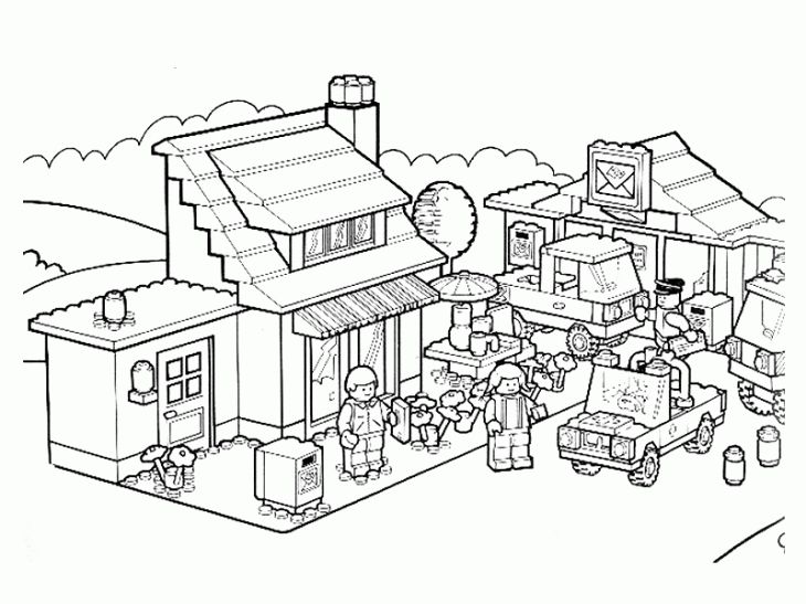 Free Printable Lego City Coloring Page Online Fun Coloring Pages 730x547 Free Printable Lego City Coloring Page Online Fun Coloring Pages