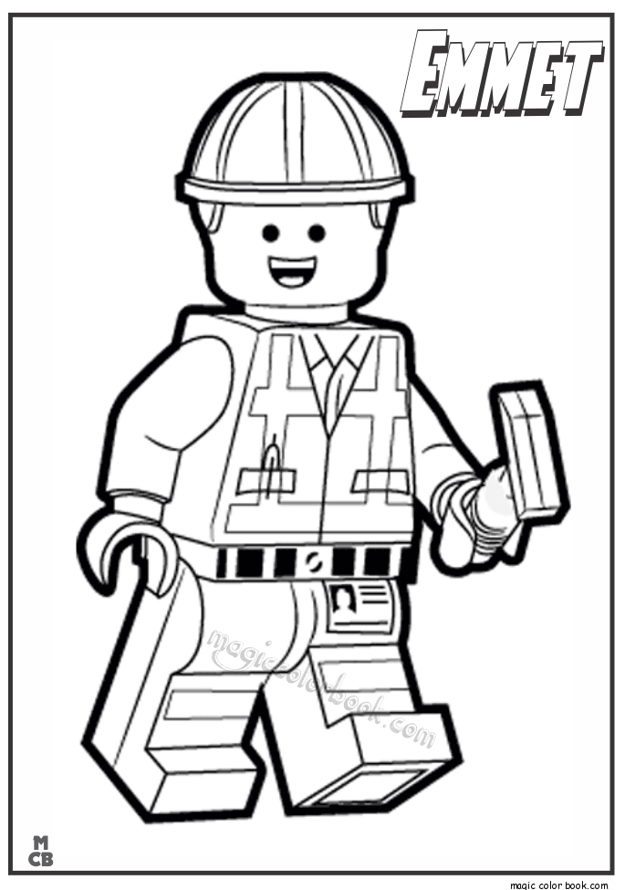 Emmet Lego Coloring Pages 685x975 Emmet Lego Coloring Pages