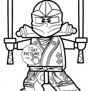 300x300 Kai Lego Coloring Pages New Lego Ninjago Green Ninja Coloring
