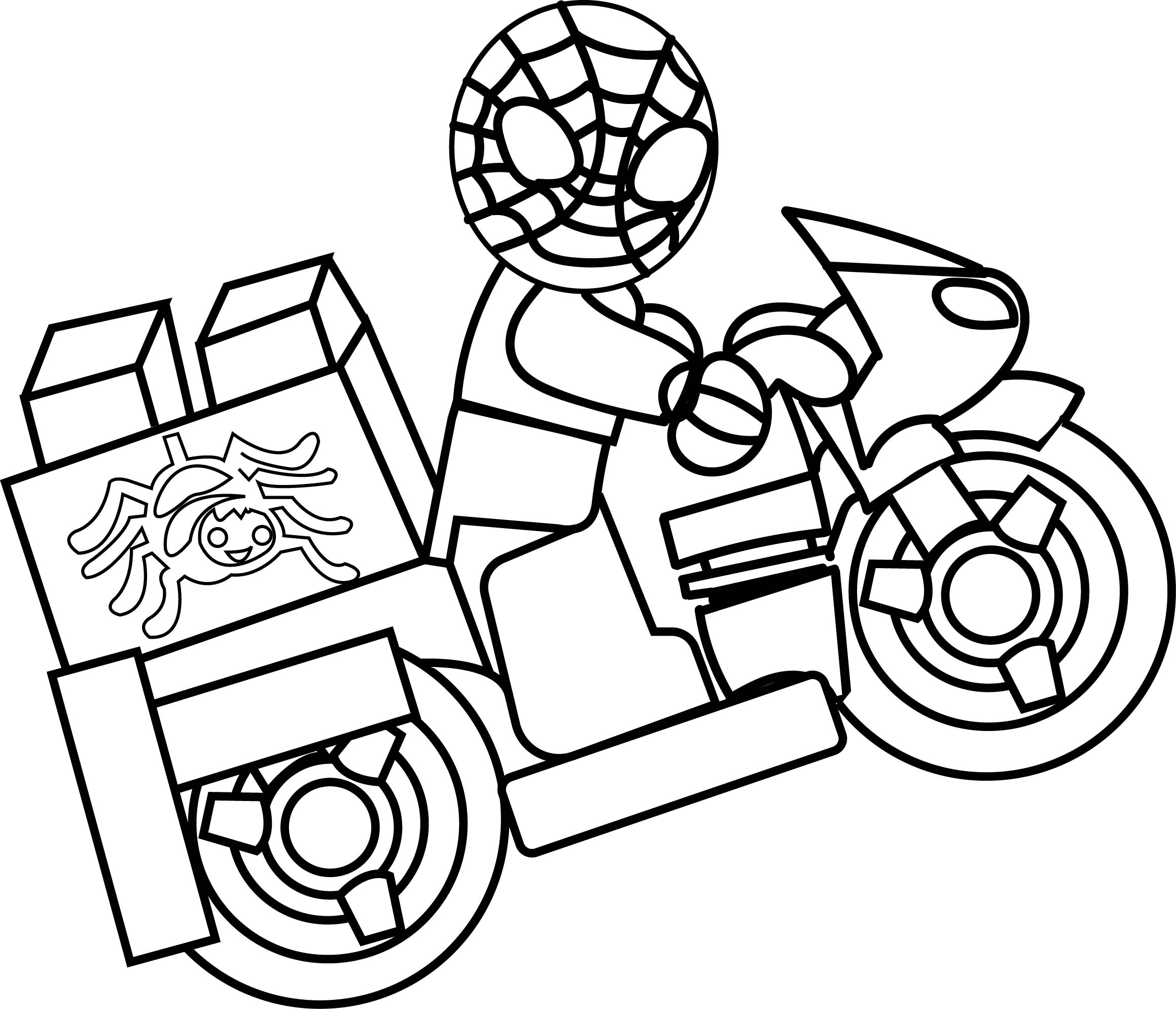 2319x1989 Lego Spiderman And Batman Coloring Book Pages Kids