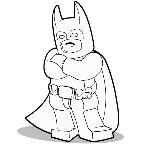 500x500 Batman Lego Coloring Pages Coloring Pages To Print Free