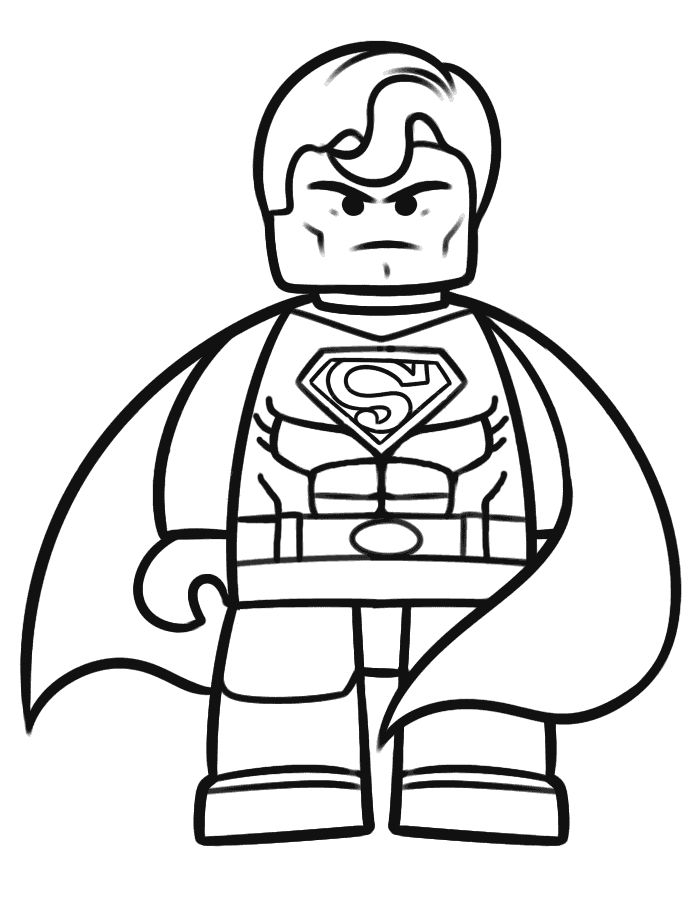 Lego Coloring Pages For Kids