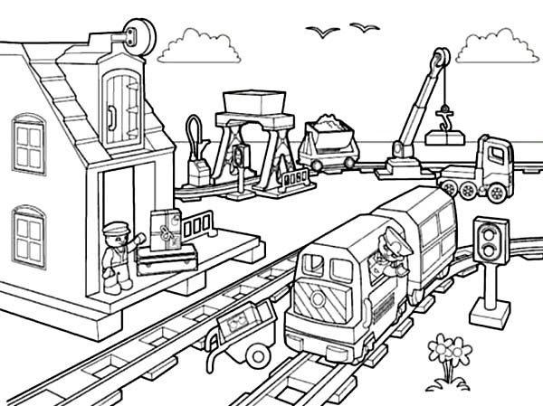 Lego City Coloring Pages 8 600x449 Lego City Coloring Pages 8