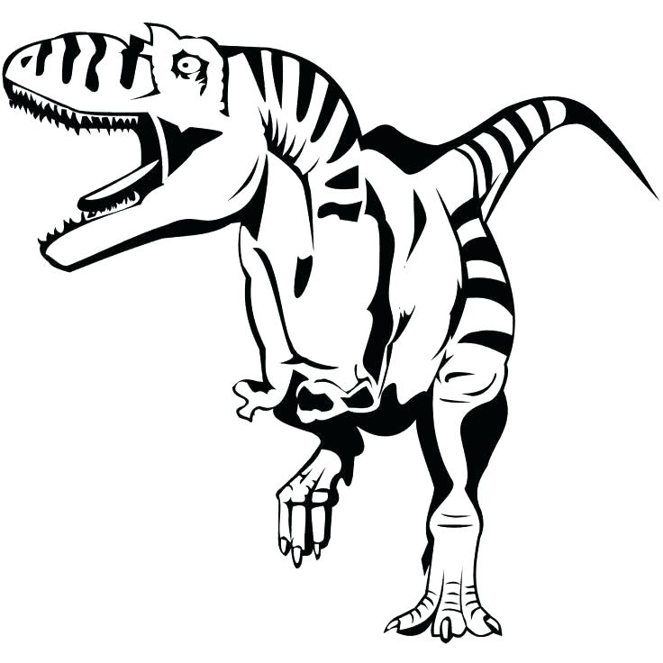 736x736 Dinosaurs Coloring Pages