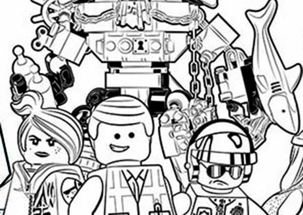 600x425 Lego Coloring Pages Lego Duplo For Lego The Movie Coloring Pages