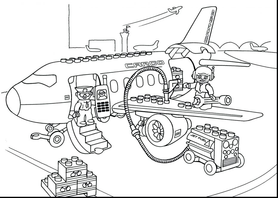 932x665 Lego Duplo Airport Activity Coloring Pages Batch Coloring Airport