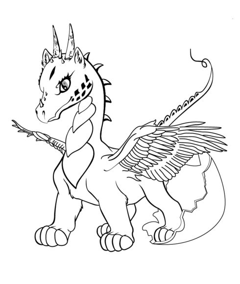 490x580 Baby Dragon Coloring Page Dragon Baby Dragon