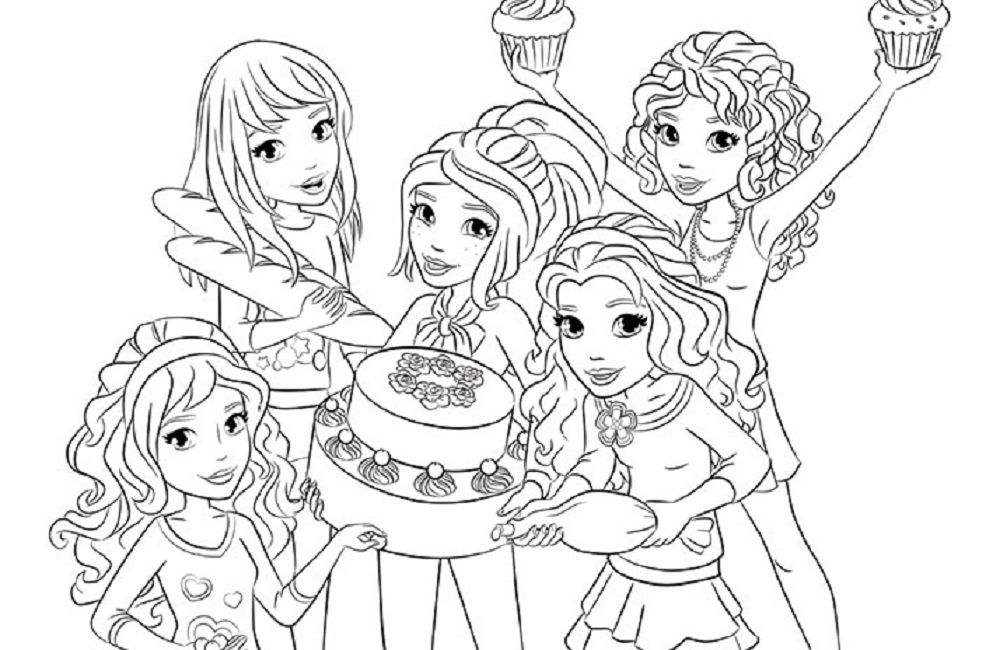Lego Friends Coloring Pages