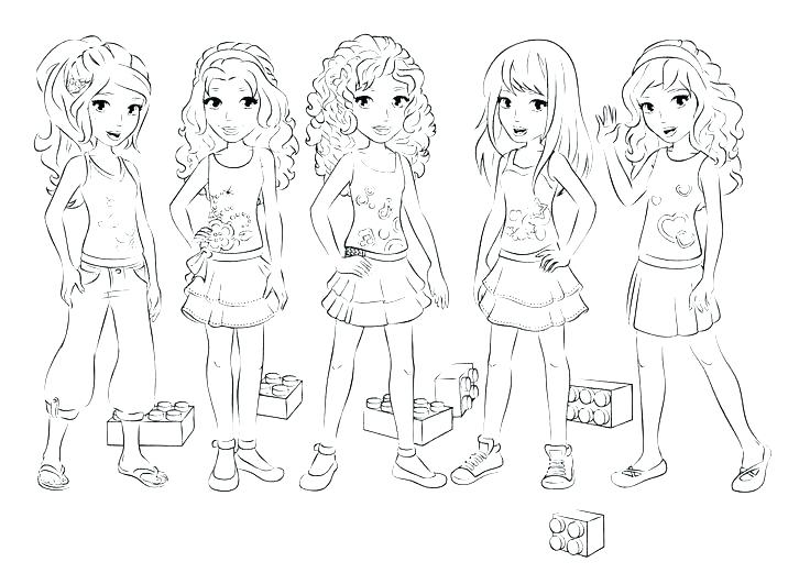 Lego Friend Coloring Pages Amazing Friends Coloring Page Kids 736x531 Lego Friend Coloring Pages Amazing Friends Coloring Page Kids