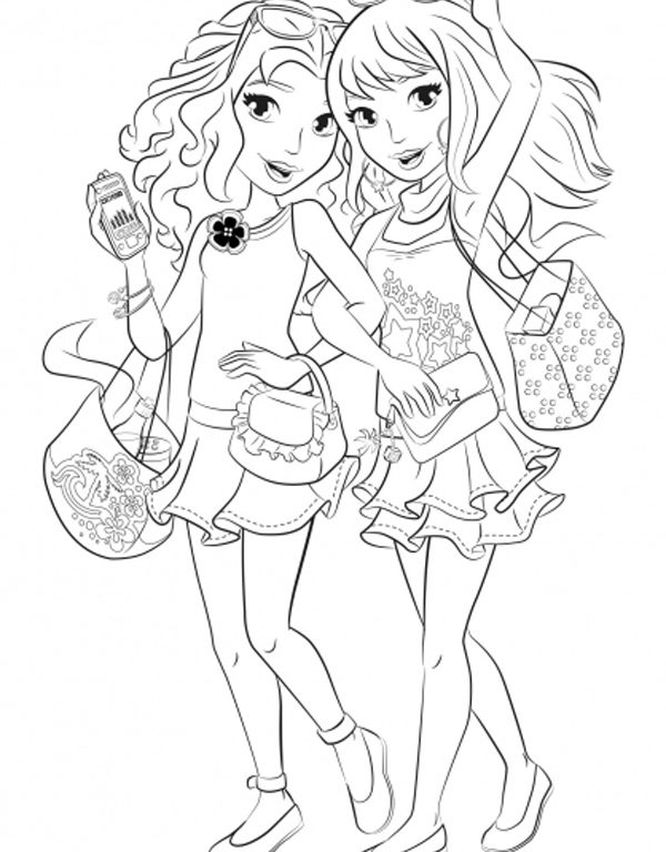 Lego Friends Coloring Pages at GetColorings.com | Free printable ...
