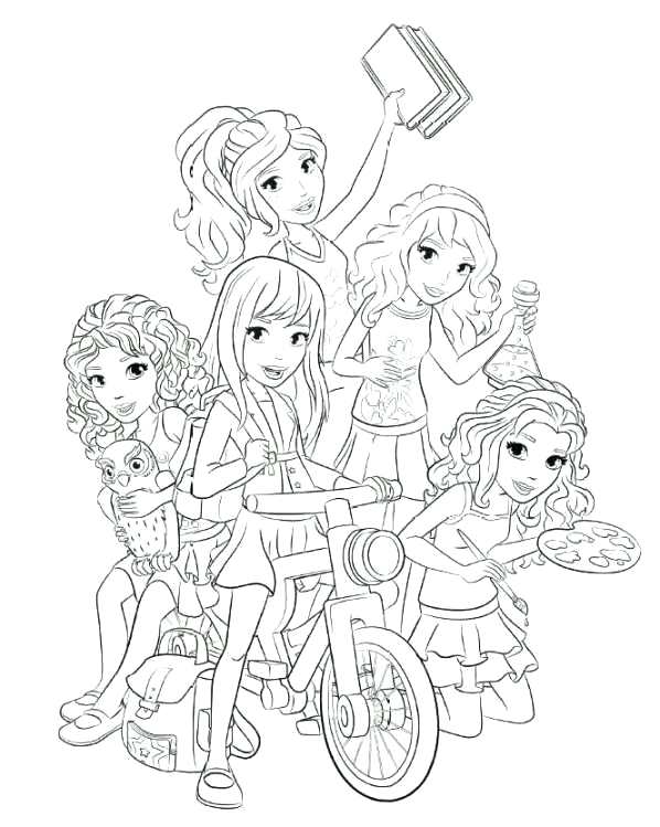 Coloring Pages Lego Friends Friends Coloring Pages Girls 598x749 Coloring Pages Lego Friends Friends Coloring Pages Girls