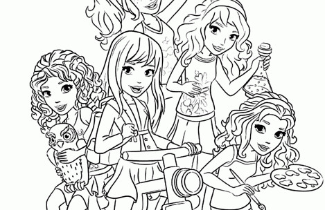 Elegant Lego Friends Coloring Page 17 With Additional Oloring 469x304 Elegant Lego Friends Coloring Page 17 With Additional Oloring