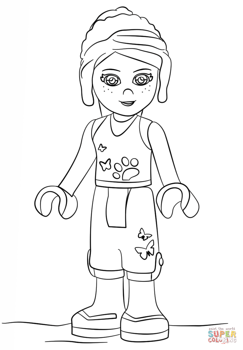 824x1186 Fascinating Lego Friends Coloring Pages To Print Free Mia Page