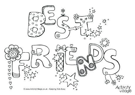 460x325 Friends Coloring Pages Surging Friendship Coloring Sheets Pages