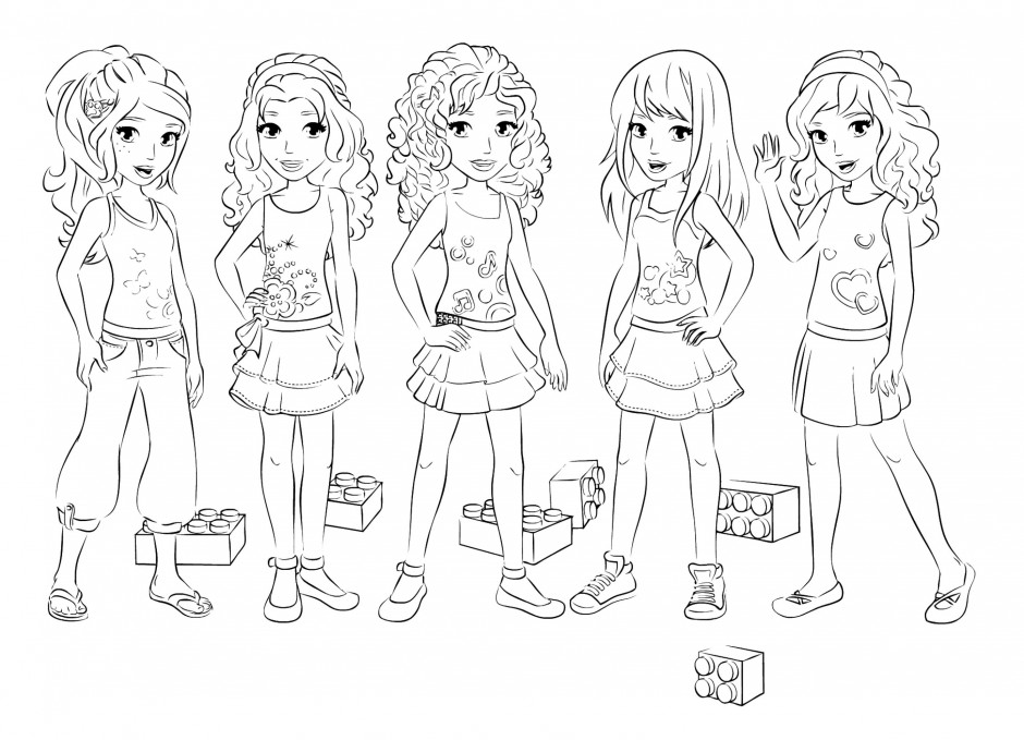 940x679 Lego Friends Coloring Pages