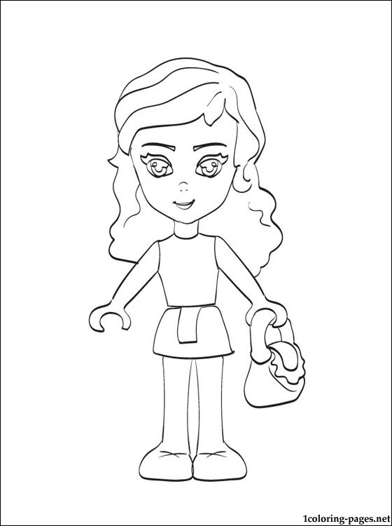 560x750 Olivia Lego Friends Coloring Page Coloring Pages