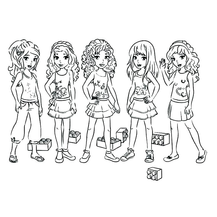 736x736 Lego Friends Coloring Pages To Print Free